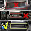 For Dodge Ram 1500 19-25 Chrome Center Console Molding Strip Panel Cover Trim 4P