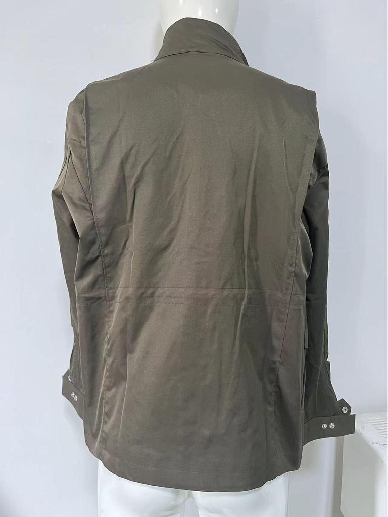 2025 Retro Multi-Pocket Men's Workwear Jacket - Loose, Casual, Cross-Season Style