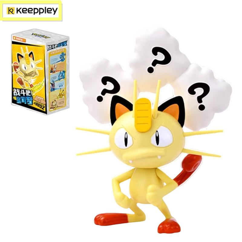 Keeppley Pokemon Блоки для битвы Лукарио Чаризард Мьюту Бластойз Грениндзя Сборная 3D Модель Мини Фигурки из Кирпичиков Игрушки