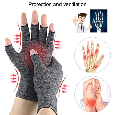 1 пара медицинских перчаток, эластичная обертка со сбалансированным давлением, легкие, аккуратные швы, дизайн с полупальцами