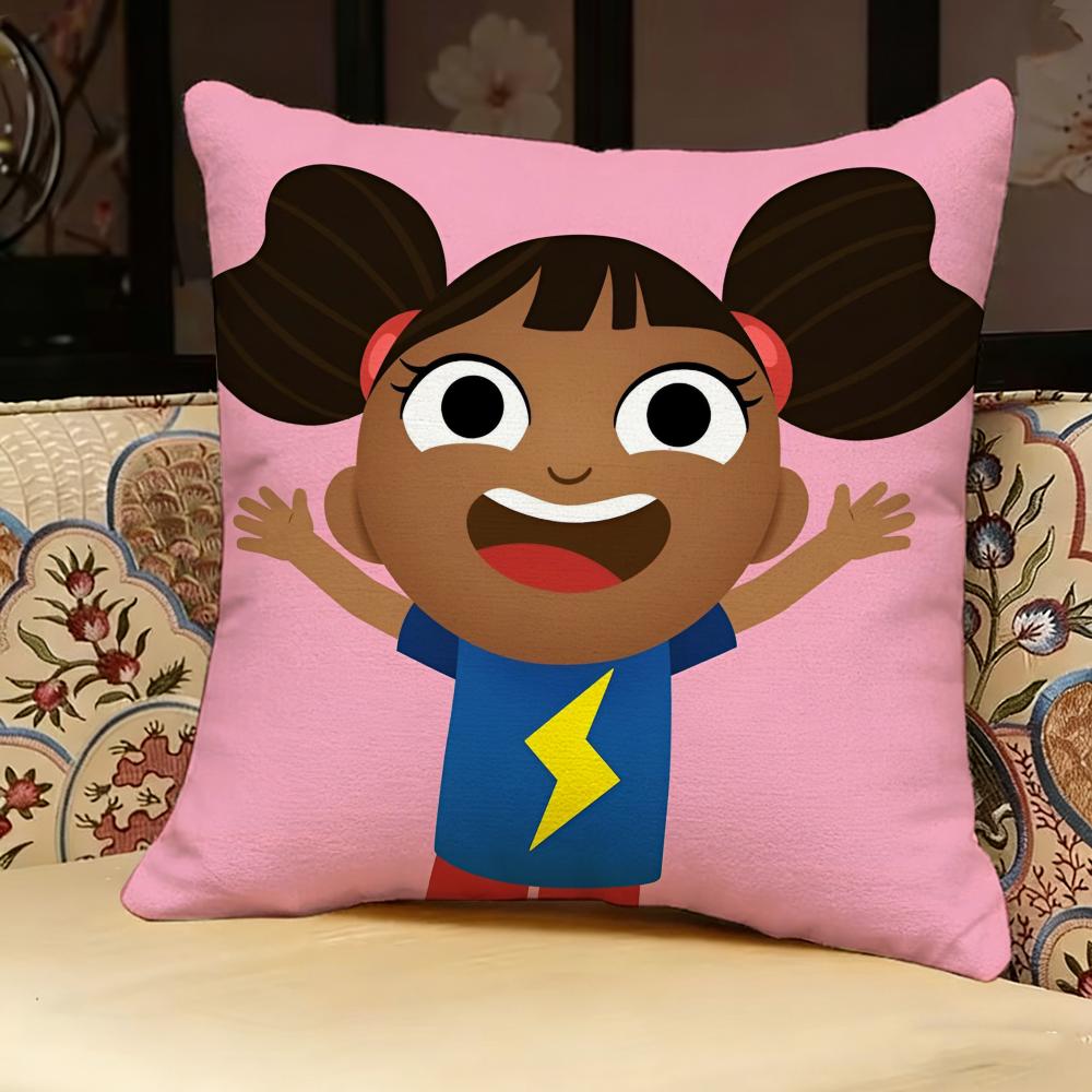 Anime Kwaii Y-Yakka Dee Pillow Case Pillowcase, Double-Sided Printed, Sofa Cushion, Bedroom Headboard Pillow