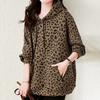 Navava Women Leopard Pattern Long Sleeve Hoodie Nt2046