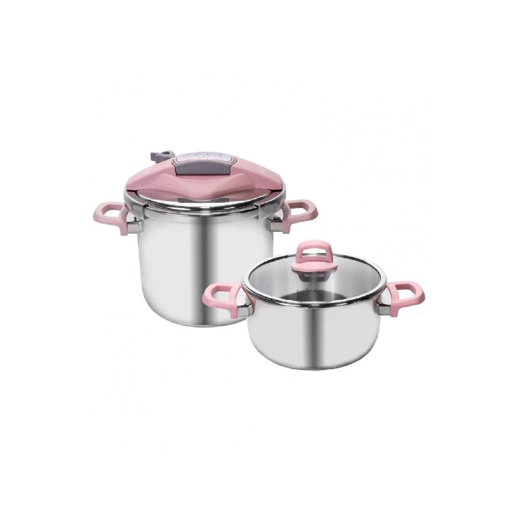 Набор индукционных скороварок Perfect Pink 4 6 л