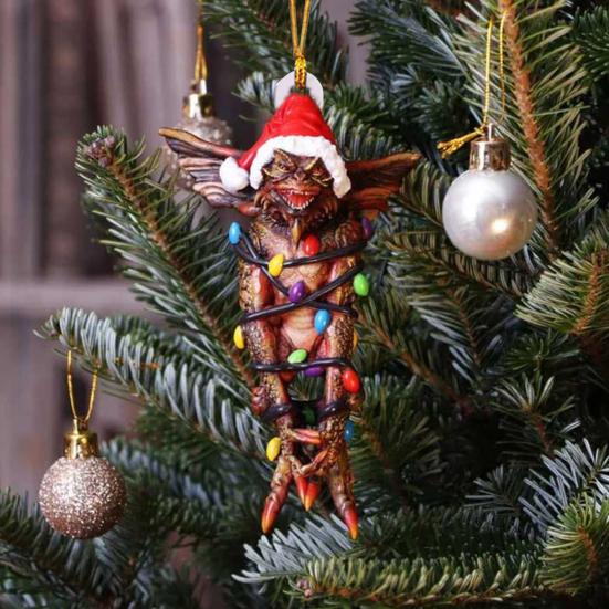 Креативная милая рождественская подвеска в форме чулка, фигурка собаки, летающего дракона, подвесное украшение для рождественской елки, праздник