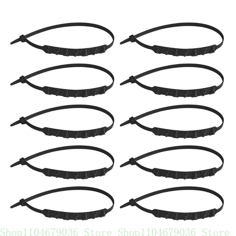 10Pcs Anti Snow Cha Emergency Tyre Wheel Cable Adjustable Anti-Slip Snow Tire Cha for Car SUV Anti Skid Cable Tie