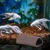 Aquarium Ceramic Hideout Cave, Fish Breeding Tank Decor Hide Ornament