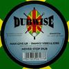 10inch Record DANNY VIBES, JOBE, DISCIPLES / WINS - Nah Give Up; Never Stop Dub / Fishe DW017 Dubwise 2004 UK Reggae, Ska & Dub