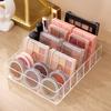 7 Grids Makeup Organizer Tray Storage Holder Large Capacity Transparent Design Multipurpose Eyeshadow Palette Makeup Holder