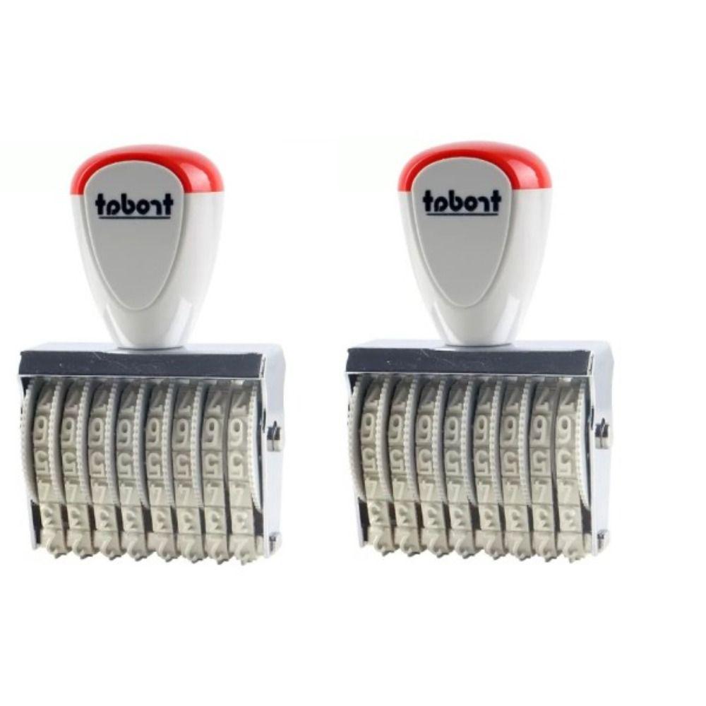 Personalized Roller Stamps Changeable Business Stamps Multi-Function Number Stamp Office