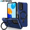 KEYSION Противоударный чехол для Redmi Note 11 Pro 5G 11S, чехол для телефона с глобальной подставкой и кольцом для Xiaomi Redmi Note 10 Pro 10S 9 9S 9 Pro