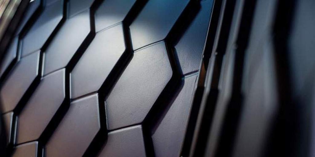 3D Wall Panel Mold for Gypsum, Plaster or Concrete Tile for Decorative Wall Panels 'Roof'