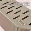 Cable Management Box Large Desktop Organizer for Power Strip Wires Brown