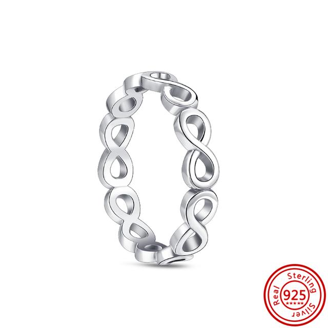 Новое весеннее кольцо с цветочным бантом и перьями, Корона клевера, сверкающее стерлинговое серебро 925 пробы, круглое кольцо, женское оригинальное европейское ювелирное украшение