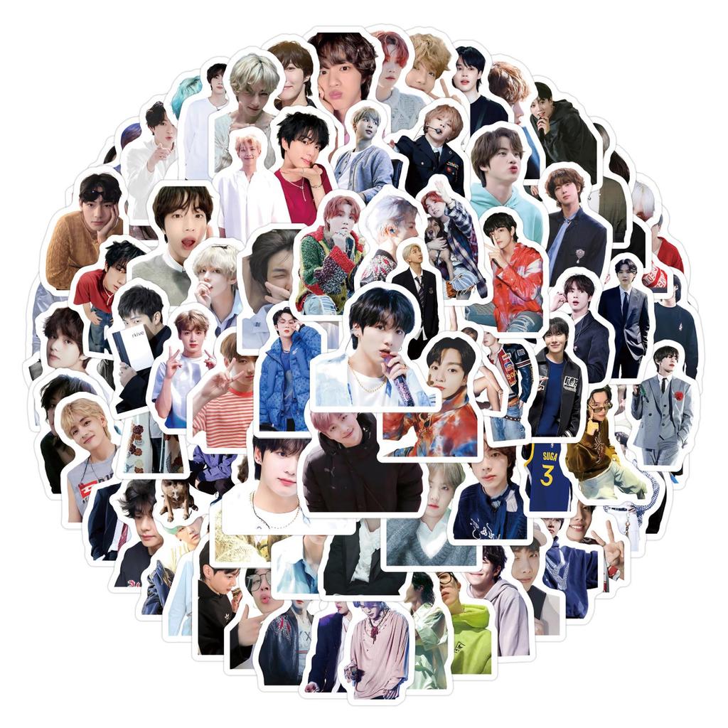 80 стикеров BTS Jungkook для журналов, DIY-канцелярии, украшения телефона и ноутбука