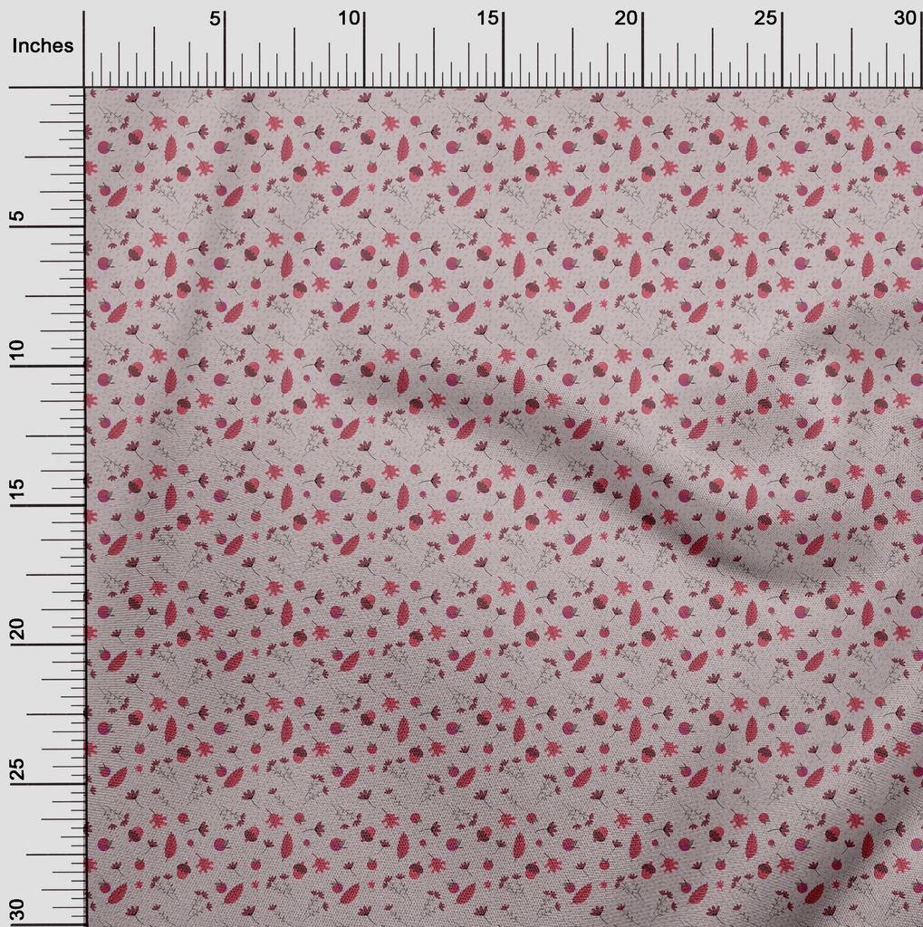 oneOone Cotton Flex Blush Pink Fabric Autumn Quilting Supplies Print Sewing Fabric By The Yard 40 Inch