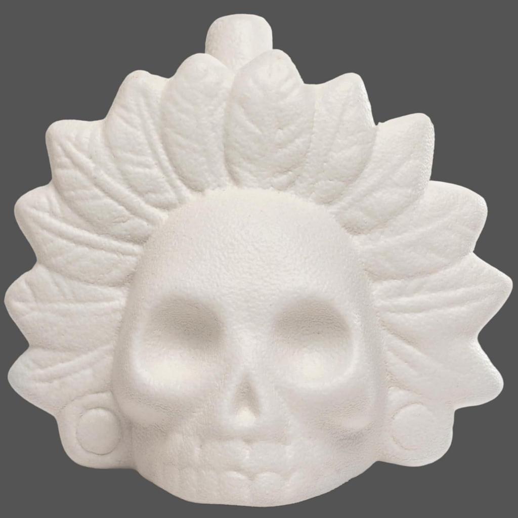 Aztec Death Whistle Skull Scream Ocarina: Halloween Horror Novel Craft Toy