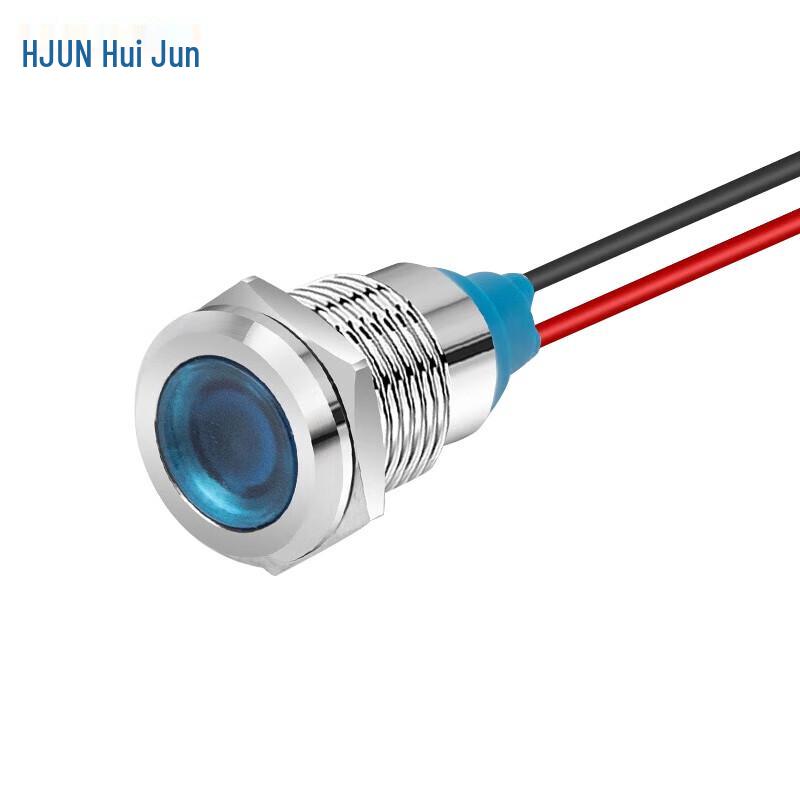 12mm LED Metal Waterproof Indicator Light