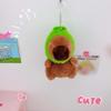 Подвески для сумки Плюшевый брелок-капибара Мультяшная мягкая кукла Плюшевая игрушка капибара Дети