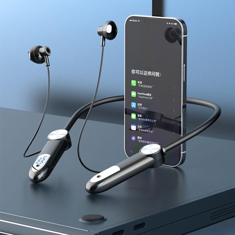 Waterproof Wireless Bluetooth5.3 Neckband Earphones Sport Magnetic Headset In Ear Earbuds Stereo Headphones For IOS Android Phone