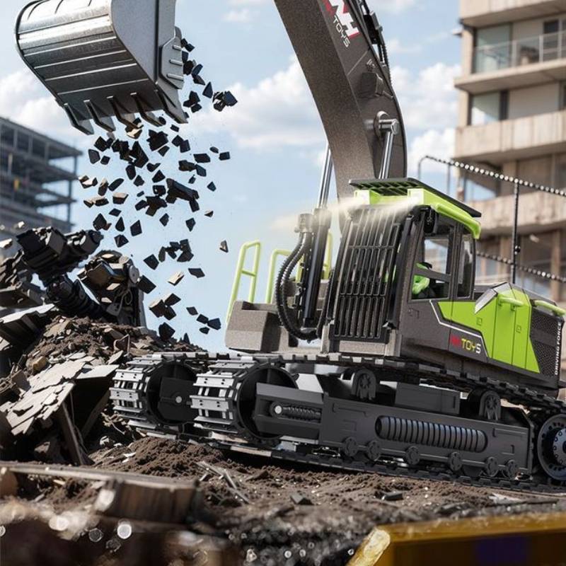 Construction Truck Model 150 Alloy Heavyduty Excavator With Diy Features For Collectors