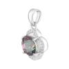 Серебряная подвеска с мистик топазом 2.18ct (2124627)