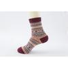 Носки, Плюшевые носки, Мужские, Этнический стиль, Теплые носки, Носки средней длины, Полосатые носки, Носки из кораллового флиса