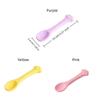 3 Pieces Bite Resistant Pet Canned Spoon Silicone Cat Feeding Scoop Pet Tableware  Food Mixing