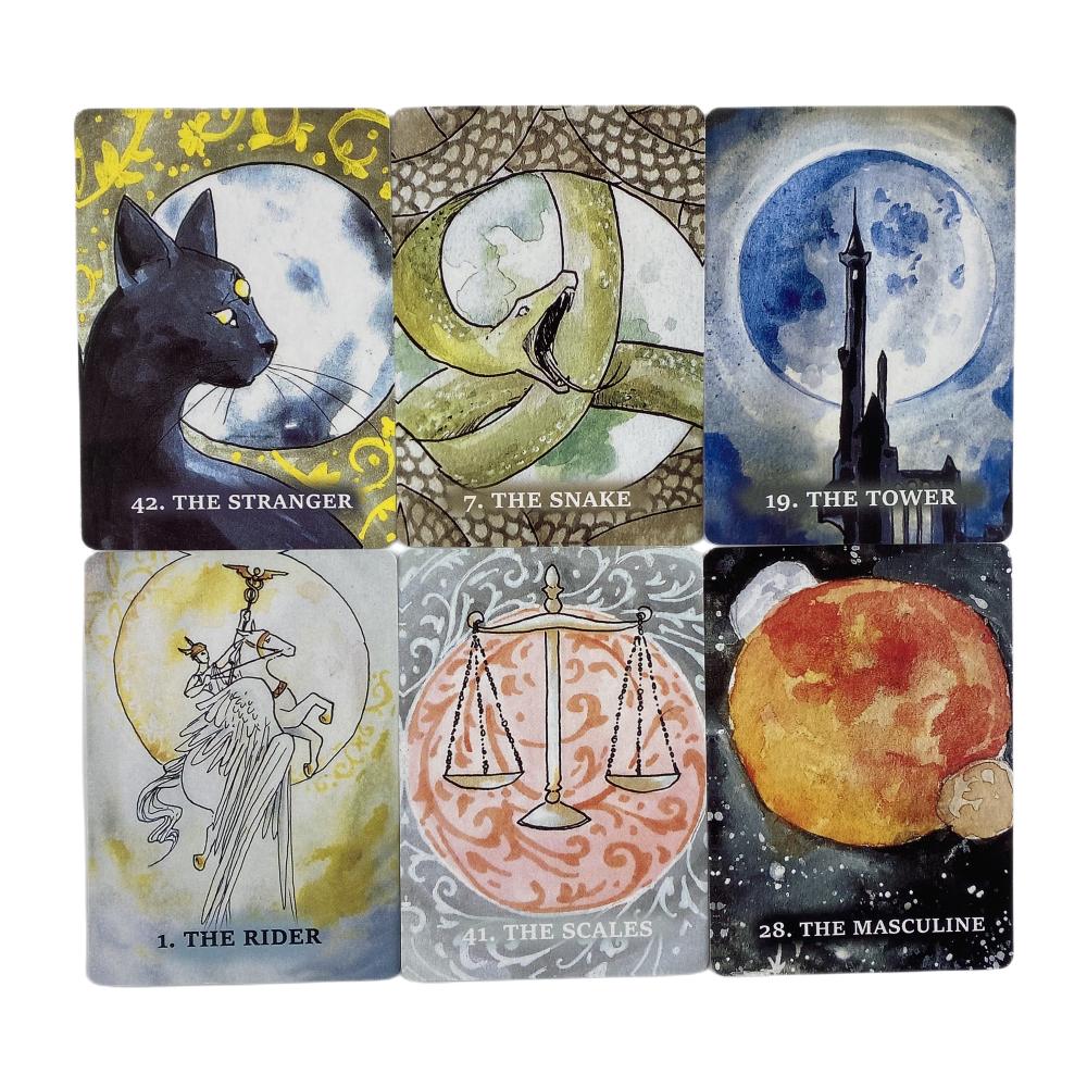 The Paper Oracle Cards Tarot Divination Deck English Vision Edition Настольная игра для вечеринки