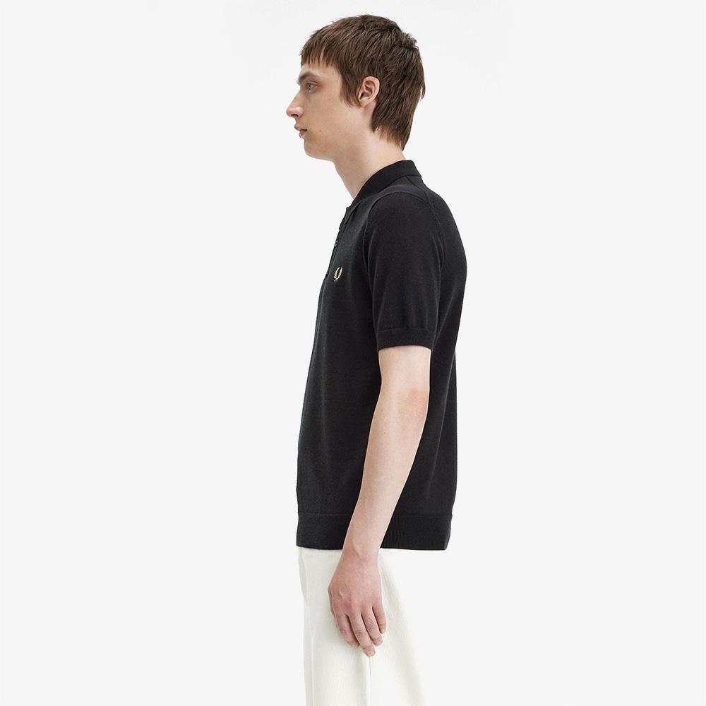 FRED PERRY [Sharp] Classic Merino Wool Knit Shirt (198) Afpm2417623-198