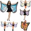 Party Favor Festival Rave Dress Fairy Butterfly Costume Butterfly Scarf Cloak Butterfly Wings Shawl