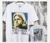 Винтажная футболка в память о Курте Кобейне 1967-1994, двусторонняя, унисекс