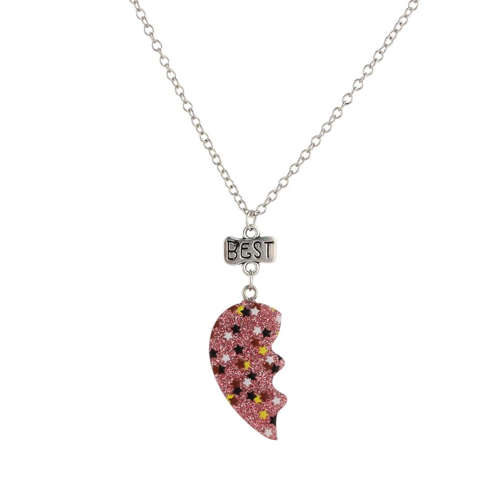 Trendy Fashion Magnet Creative BFF Necklace Friendship Jewelry Friendship Necklace Gift