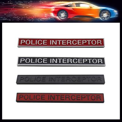 Премиальный ТУРБИРОВАННЫЙ ПЕРЕХВАТЧИК ПОЛИЦИИ Для Седана-Внедорожника V8 Эмблема Наклейка Шильдик