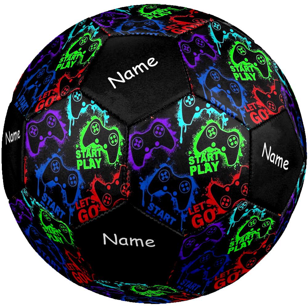 Custom Name Game Controller Theme Size 5 Soccer Ball, Suitable for Both Indoor and Outdoor Matches, a Gift Suitable for Everyone.