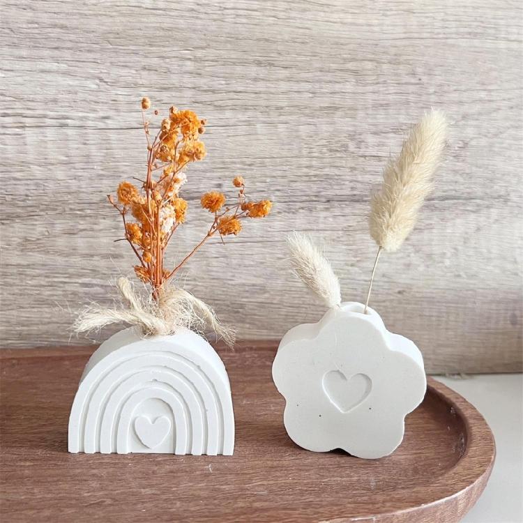 Элегантная прочная силиконовая форма-инструмент для цветочных горшков в форме радуги. Незаменимый аксессуар для домашнего использования. Энтузиасты эпоксидной смолы