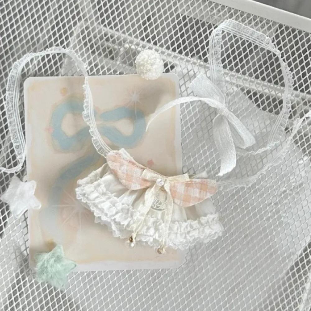 Bow Knot Doll Clothes Outfit Suit Doll Dress Up Set 10cm Cotton Doll Clothes Children's Gift