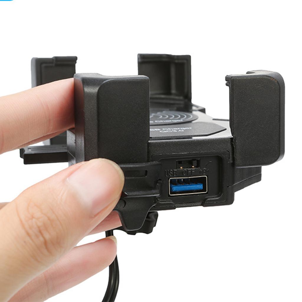 Универсальное автомобильное USB-зарядное устройство QC3.0 для мобильного телефона 15 Вт Беспроводная зарядная станция Док-станция