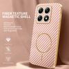 For Xiaomi 14T Phone Case Carbon Fiber Textured Electroplated TPU Back Cover