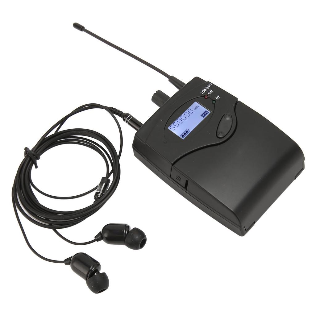 Приемник Bodypack 550–580 МГц, стереонаушники, мониторный приемник для студии Band Stage