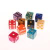 Авантюриновые Игровые Кубики 6-гранные 16 мм Акриловые D6 Набор Кубиков Для DND RPG Настольной Игры Или Обучения Математике