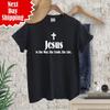 Jesus Is The Way T-Shirt Printed The Truth Christian Religious God Unisex T Tops