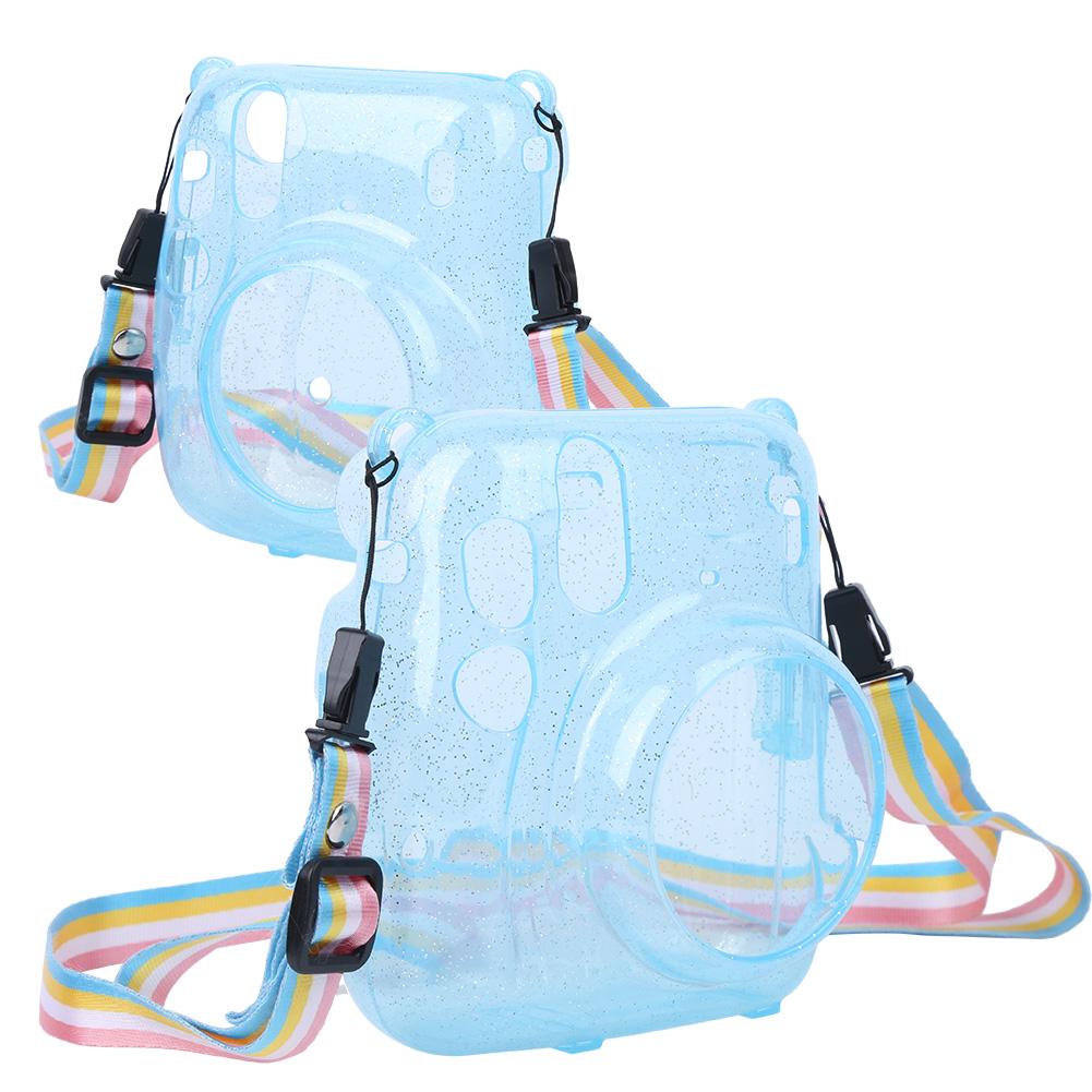 Защитный чехол для камеры из ПВХ, устойчивый к царапинам и падению для камеры мгновенной печати mini11(синий )