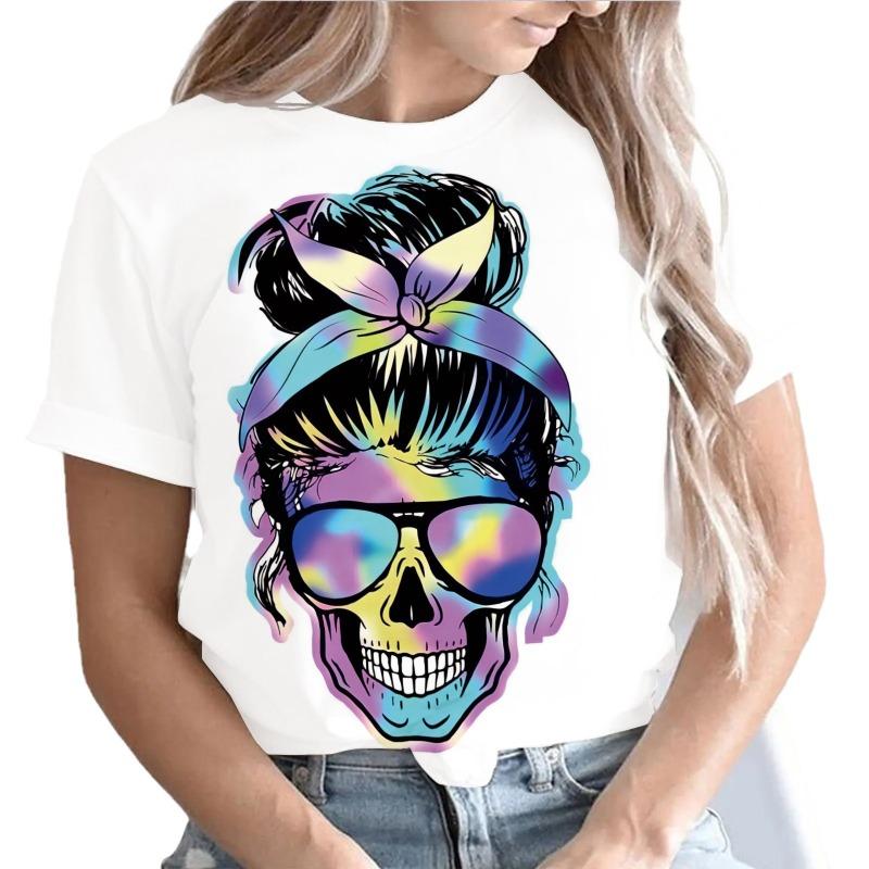 Fashion T-shirt Butterfly 3d Print Slim Fit Casual Short Sleeved Shirt T-Shirts Women’s