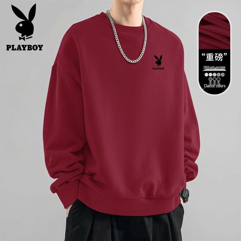 PLAYBOY Мужской свободный свитшот с круглым вырезом Осень 2026
