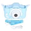 12MP Mini Cartoon Kitty Digital Camera Toy with Double Camera for Children KidsBlue