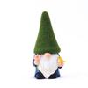 1 Pcs Dwarf Resin Ornaments Faceless Cute Dwarf Statue Home Garden Courtyard Elf Sculpture New Green Hat Old Man