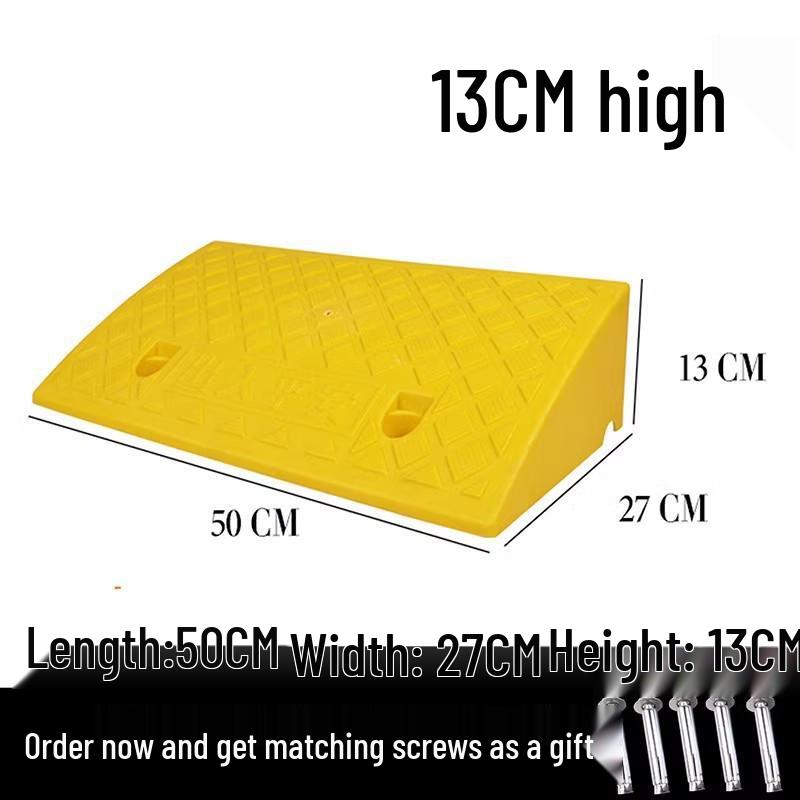 Uphill Slope Mat, Barrier-Free Ramp, Plastic Ladder, Speed Bump, Intersection Aid