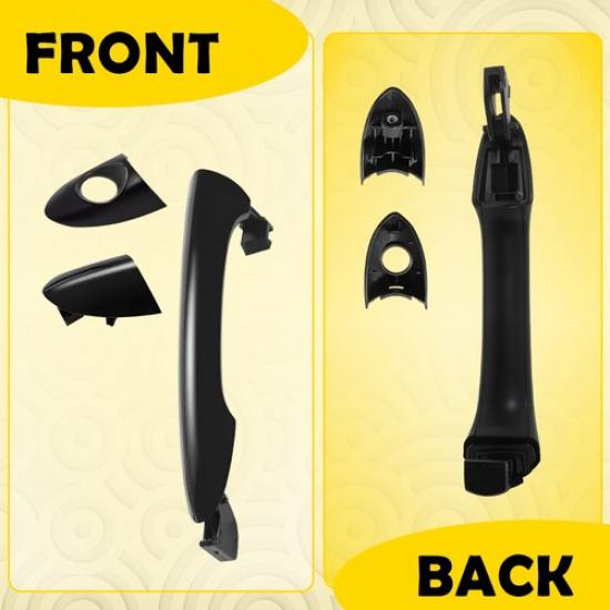 Наружные ручки дверей для Hyundai Sonata 2011-2015 ПАРА Передняя Левая+Правая