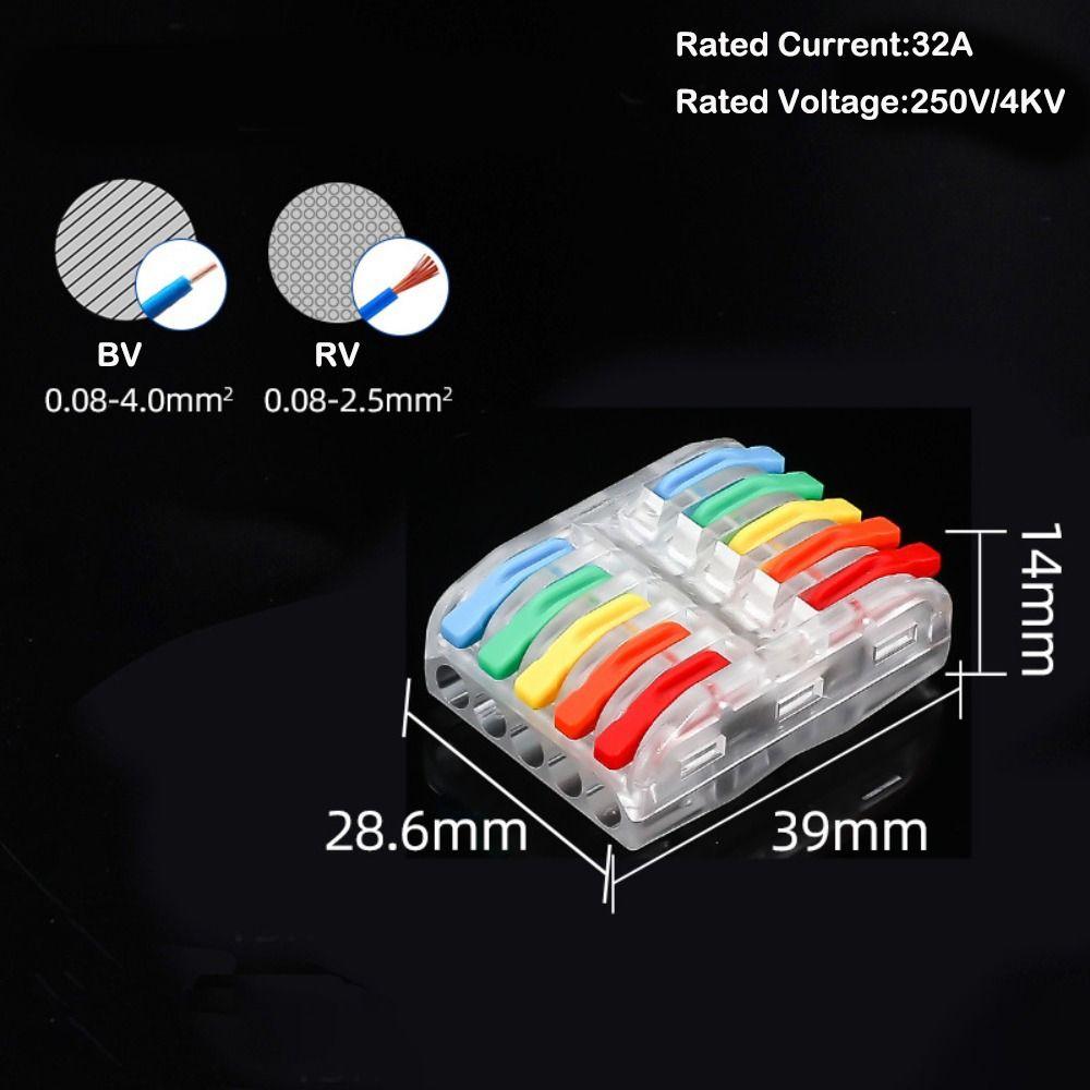 Universal Quick Terminal Block Mini Compact Splice Electrical Connectors Wire Connector Electrical