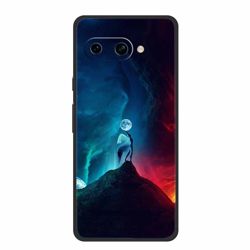 Для Google Pixel 9A Задняя крышка Чехол 9 A Чехол для телефона Черный Силиконовый Мягкий Coque Для Google Pixel 9a Чехол для телефона 6.3" Funda Оболочка